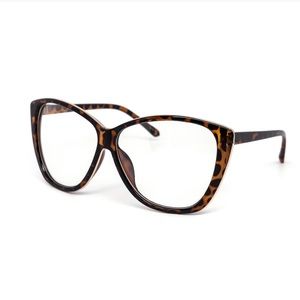 Oversized round cat eye glasses